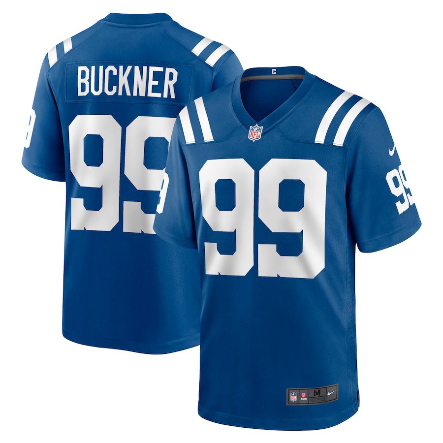 Men Indianapolis Colts #99 DeForest Buckner Nike Royal Game NFL Jersey